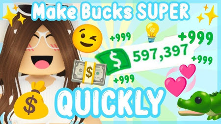 Adopt Me! Roblox Strategy Guide: Master the Basics: Earning Bucks Efficiently, Image vis: AstroVV