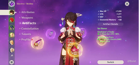 Genshin Impact: Artifact Stats, Image via: HoYoverse