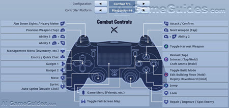 Controls & Settings Guide to Fortnite: Customizing Controls, Image vis Epic Games