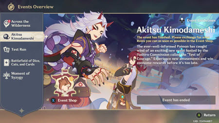 Genshin Impact Events and Updates Tips, Image via: HoYoverse