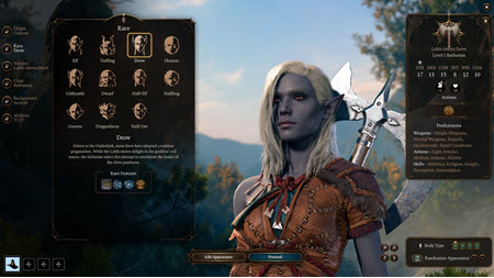 Character Development in Baldur’s Gate 3: Image via Larian Studios