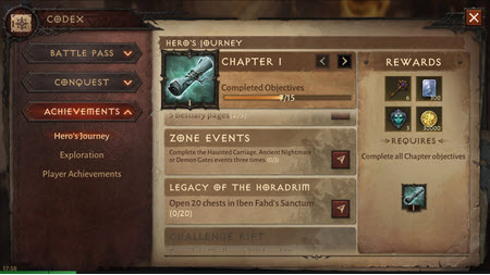 Weekly Challenges in Diablo Immortal