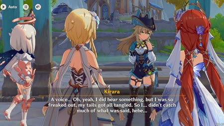 How to Capture the Mastermind: Begin this quest by talking to Kirara, Image via: HoYoverse