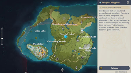 Genshin Impact:Benefits of Teleport Waypoints, Image via: HoYoverse