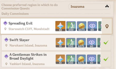 Genshin Impact: Daily Commissions, Image via: HoYoverse