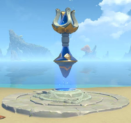Genshin Impact:Teleporting in Genshin Impact, Image via: HoYoverse