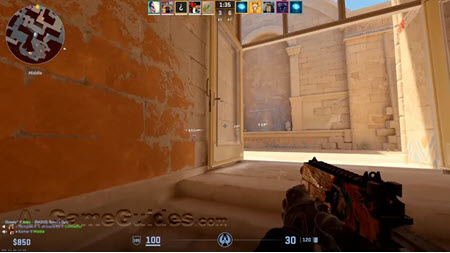 Enemies Guide to Counter-Strike 2 (CS2): Peeking and Holding Angles, Image via: Valve Corporation