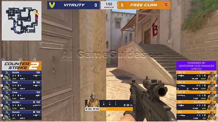 Customization Guide to Counter-Strike 2 (CS2): HUD Customization, Image via: Valve Corporation